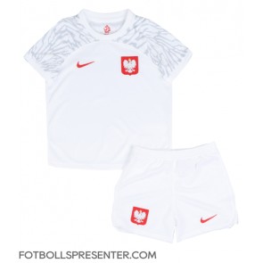 Polen Hemmatröja Barn VM 2022 Kortärmad (+ korta byxor)
